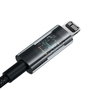 Baseus Câble USB-C vers Lightning P10373001111-01 Noir 2 m