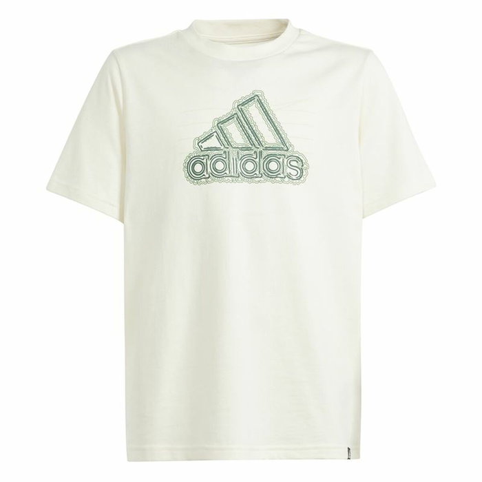 T shirt à manches courtes Adidas Table Growth Beige T shirt à manches courtes Adidas Table Growth Beige