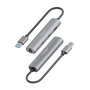 Hub USB Aisens ASUC-4P036-GR Gris