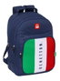 Benetton Sac à dos convertible double usage avec chariot "Flag" 32 x 42 x 15 cm, à partir de 3 ans
