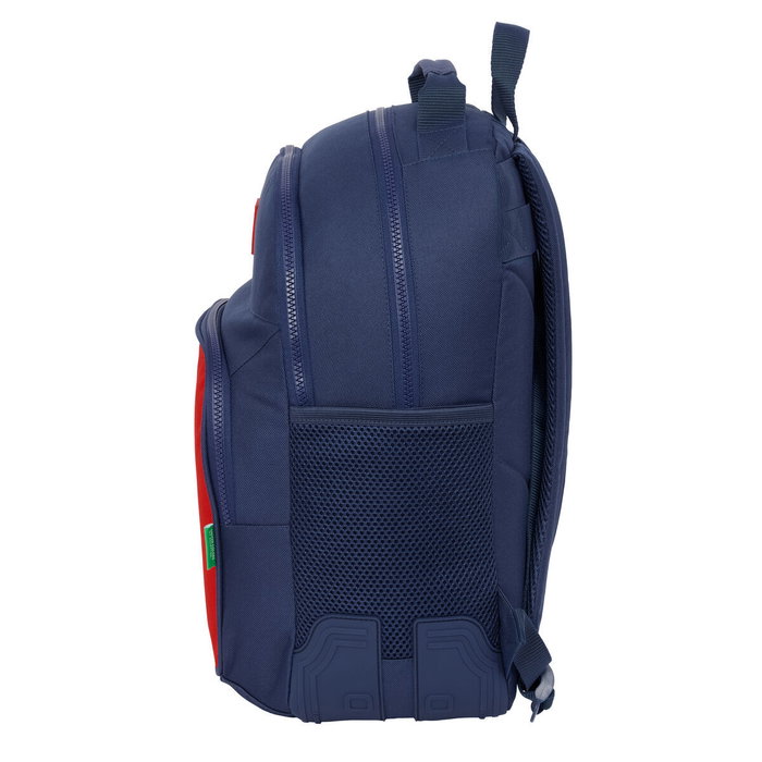 Cartable Benetton Flag Blue marine 32 x 42 x 15 cm Cartable Benetton Flag Blue marine 32 x 42 x 15 cm