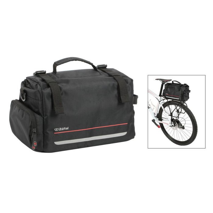 Zefal Sacoche de porte-bagages Z Travel 60 - 20L, imperméable, avec housse anti-pluie, polyester 840D Zefal Sacoche de porte-bagages Z Travel 60 - 20L, imperméable, avec housse anti-pluie, polyester 840D