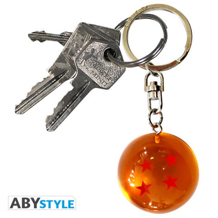 Abystyle Porte-clés 3D Dragon Ball Boule de Dragon 4 Étoiles