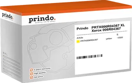 Prindo Prindo Classic XL Toner jaune compatible Xerox 006R04367, 5.500 pages