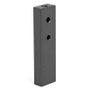 ALK Soporte Tubo Lateral 30-12 Grafito - Support de fixation pour tube de placard, finition graphite