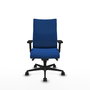 Piqueras Y Crespo Chaise de bureau Albacete confidente, Bleu, Mécanisme Sincro