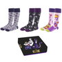 CERDÁ Lot de 3 paires de chaussettes Villanas Disney - Taille 36-41 - Composition : 86% Coton, 12% Polyamide, 2% Élasthanne