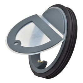 Airroxy Valve anti-retour Ø 100 mm pour systèmes de ventilation et hottes aspirantes, blister