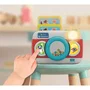 Clementoni - Jouet d'éveil Appareil Photo Bébé Parlant et Interactif avec Sons, Mélodies et Images Pop-up d'Animaux