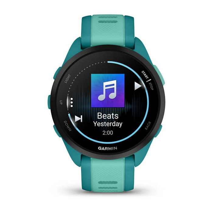 Garmin Forerunner 165 Music Bleu/Argenté 43 mm