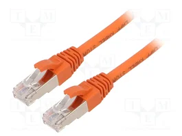 LAPP Câble de raccordement Cat 6a S/FTP orange 0,5 m RJ45