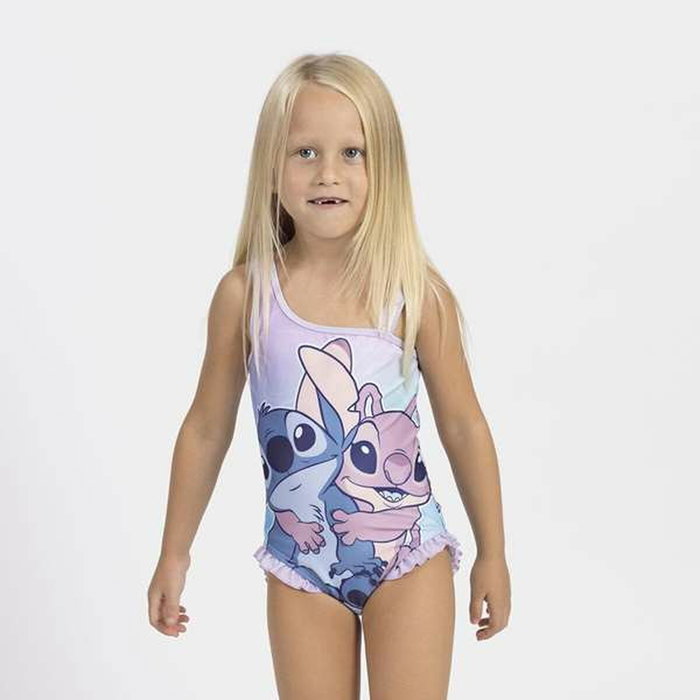 Maillot de Bain Fille Stitch Lila Maillot de Bain Fille Stitch Lila