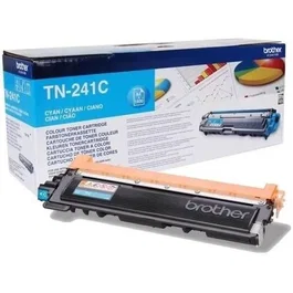 Brother TN-241 Cartouche de toner cyan - Compatible avec imprimantes laser DCP-9020CDW, HL-3140CW, HL-3150CDW, MFC-9140CDN - Rendement 1400 pages