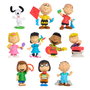 JUST PLAY Set de 10 Figurines Peanuts Snoopy 45181 - Collection Personnages Iconiques 7,5 cm - Multilingue
