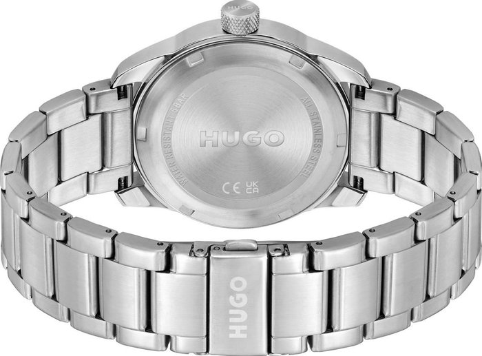 HUGO Montre 1530332 en Acier Inoxydable Gris HUGO Montre 1530332 en Acier Inoxydable Gris