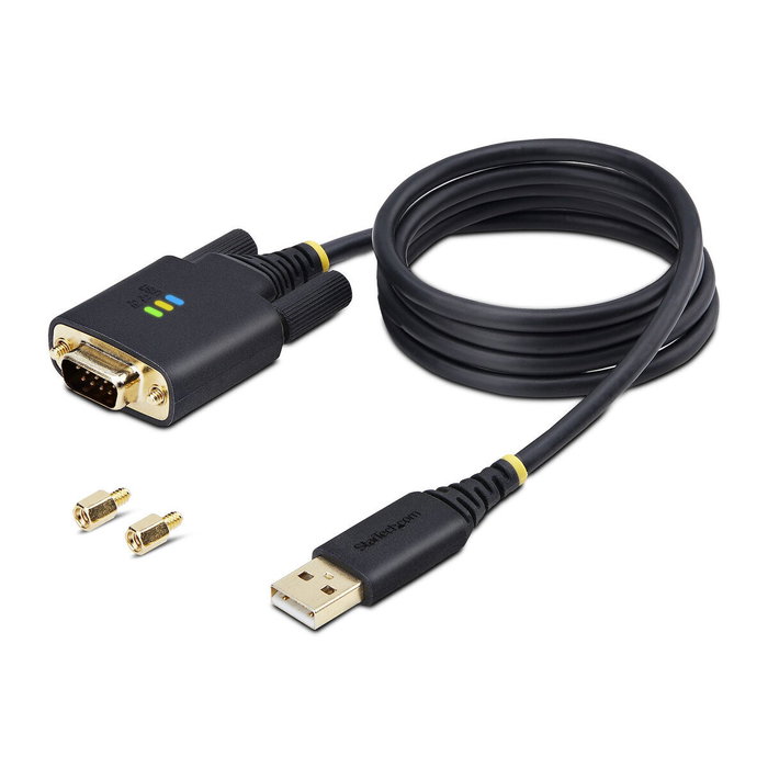 Câble USB Startech 1P3FFCB-USB-SERIAL Noir 1 m