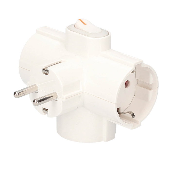 GSC Evolution Multiprise triple avec interrupteur GSC Evolution Multiprise triple avec interrupteur
