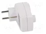 LOGILINK Bloc d'alimentation blanc 16A 230VAC avec 1 prise Schuko