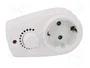 LOGILINK Bloc d'alimentation blanc 16A 230VAC avec 1 prise Schuko