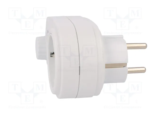 LOGILINK Bloc d'alimentation blanc 16A 230VAC avec 1 prise Schuko LOGILINK Bloc d'alimentation blanc 16A 230VAC avec 1 prise Schuko