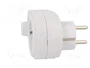 LOGILINK Bloc d'alimentation blanc 16A 230VAC avec 1 prise Schuko