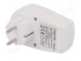 LOGILINK Bloc d'alimentation blanc 16A 230VAC avec 1 prise Schuko