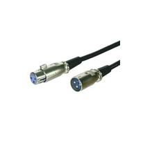 MicroConnect Câble XLR M-F 1m 3 pôles