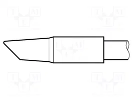 JBC TOOLS Pointe pante conique 3,8mm longue durée