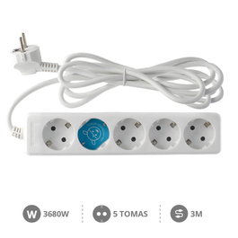 GSC Evolution Base multiple Serie Estándar 5T 3x1.5mm 3M Blanc