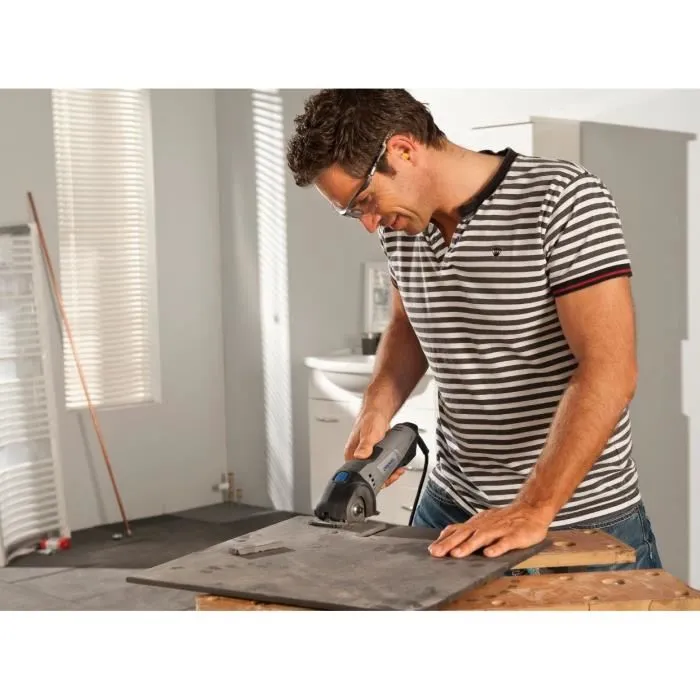 Dremel DSM540 Disque Diamant 140 mm pour Découpe Marbre, Béton, Carrelage, Compatible Scie Compacte DSM20