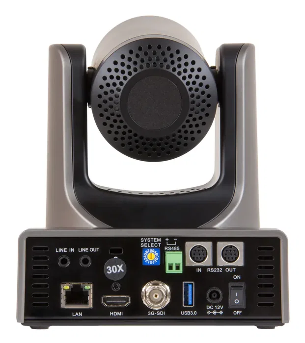 MUXLAB Caméra PTZ USB/NDI/P avec Zoom 30X, Poe