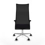 Piqueras y Crespo Chaise de Bureau Albacete Violet et Noir