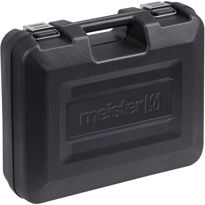 Meister - Marteau perforateur 1010 W 230 V SDS-Plus - Mandrin SDS-Plus, 880 tr/min, 4 400 coups/min, revêtement antidérapant, câble 3 m - Livré avec coffret, clé et poignée latérale