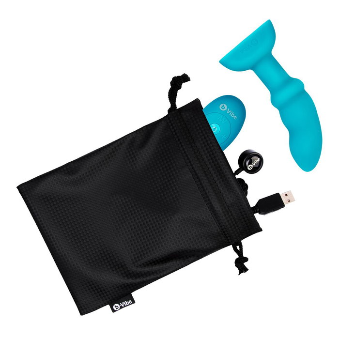 Vibromasseur anal B-Vibe Bleu