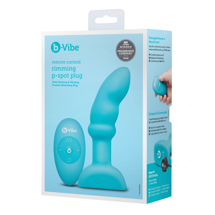 Vibromasseur anal B-Vibe Bleu