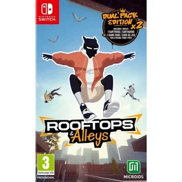 Microids - ROOFTOPS AND ALLEYS: The Parkour Game - Dual Pack Edition - Jeu d'action et de parkour en monde ouvert pour Nintendo Switch