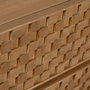 BigBuy Home Caisson à Tiroirs MARIGNI Noir Naturel