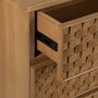 BigBuy Home Caisson à Tiroirs MARIGNI Noir Naturel