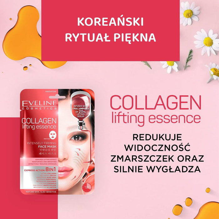 Eveline Masque facial Collagen Lifting Essence 20 ml Eveline Masque facial Collagen Lifting Essence 20 ml