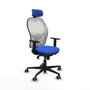 Piqueras y Crespo Chaise de Bureau Jorquera 1D036G2 Bleu