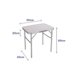 Table Piable Marbueno Blanc 60 x 60 x 45 cm