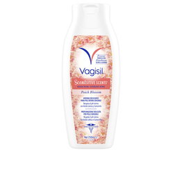 Vagisil Gel Douche Intime Essences Délicates de Fleur de Pêcher 250 ml - Pour une Hygiène Quotidienne Respectueuse du pH et une Fraîcheur Durable