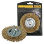 Mota Brosse à fils d'acier circulaire avec tige 100mm