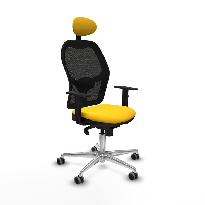 Piqueras y Crespo Chaise de Bureau avec Appui-tête Jorquera 1D086G1 Jaune Piqueras y Crespo Chaise de Bureau avec Appui-tête Jorquera 1D086G1 Jaune