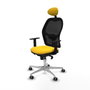Piqueras y Crespo Chaise de Bureau avec Appui-tête Jorquera 1D086G1 Jaune
