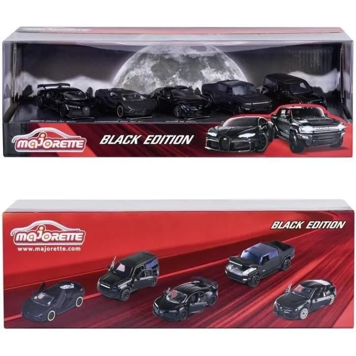 Lot de 5 Voitures Smoby Gris