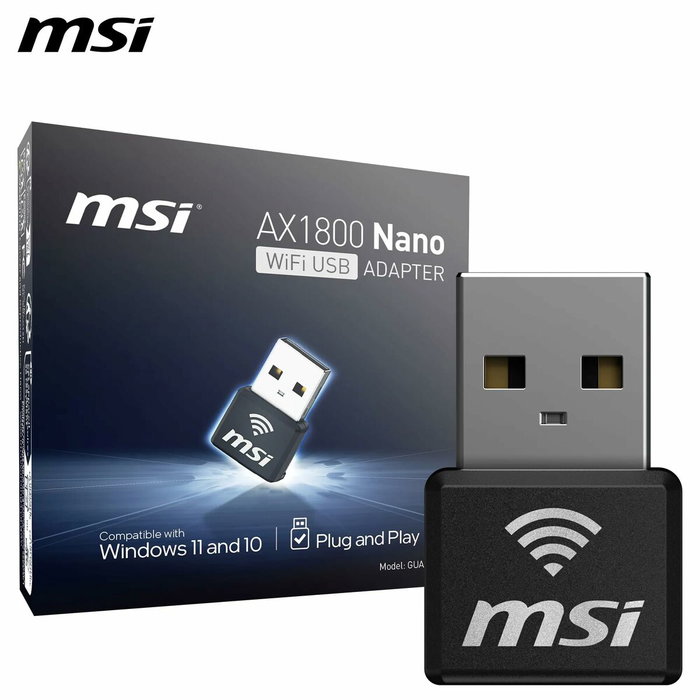 Adaptateur USB Wifi MSI 302-8ZE30XE-000 Noir