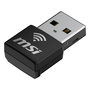 Adaptateur USB Wifi MSI 302-8ZE30XE-000 Noir