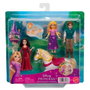 MATTEL DISNEY PRINCESS - Figurines Articulées Rapunzel Enrêvées - Set avec Rapunzel, Flynn Rider, Mère Gothel et Cheval Maximus - 4 Personnages - 8,9 cm - Dès 3 Ans