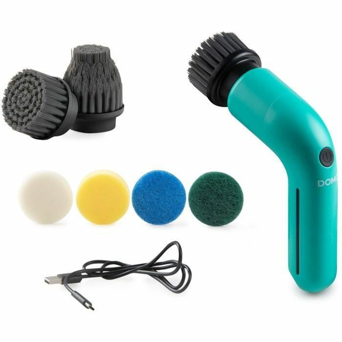 Domo Brosse de nettoyage rotative sans fil DO248SB, Bleu Domo Brosse de nettoyage rotative sans fil DO248SB, Bleu